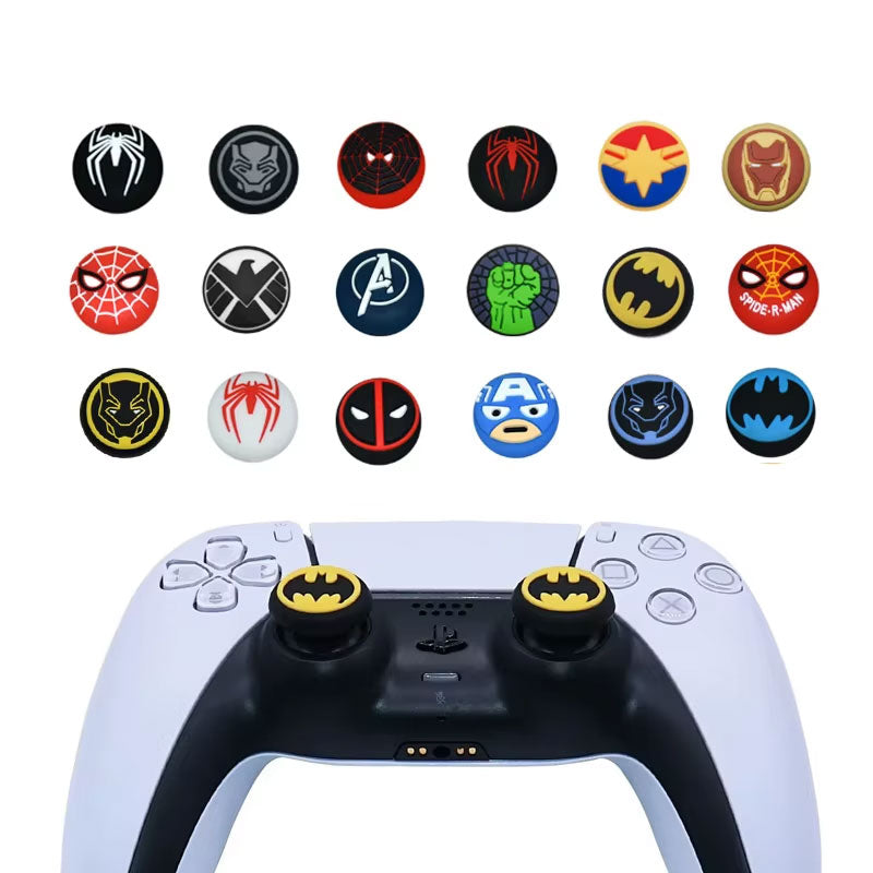 Capuchons Grip Antidérapants compatible Manette PS4/PS5 – Lot de 2 pcs en Silicone